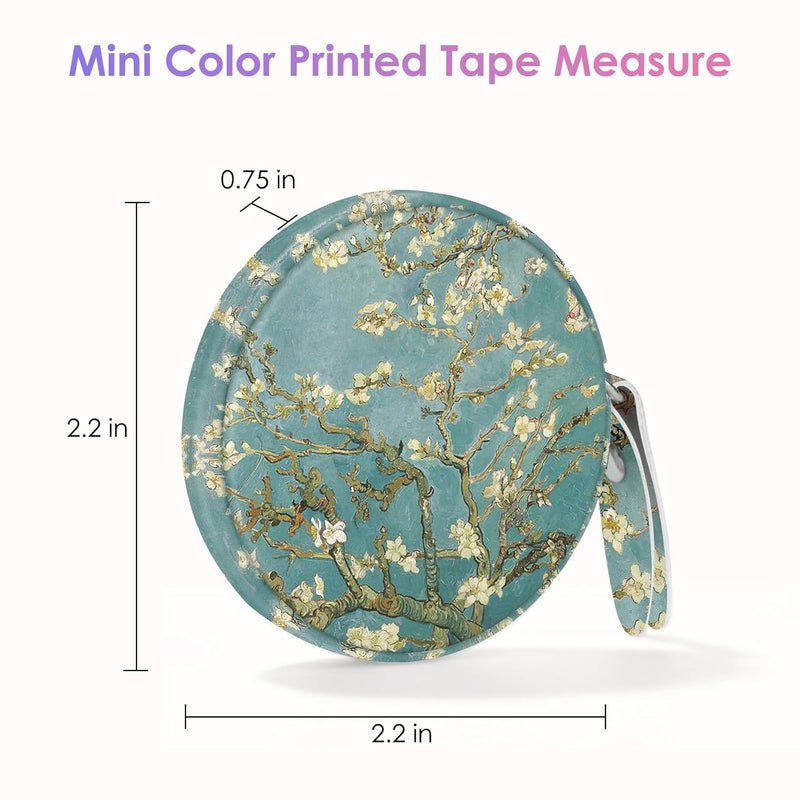 Gerkia Sewing Tape Measure，Colour Printed Small Retractable Soft Measuring Tape for Tailor Cloth Fabric Body Measurements. - Image 2